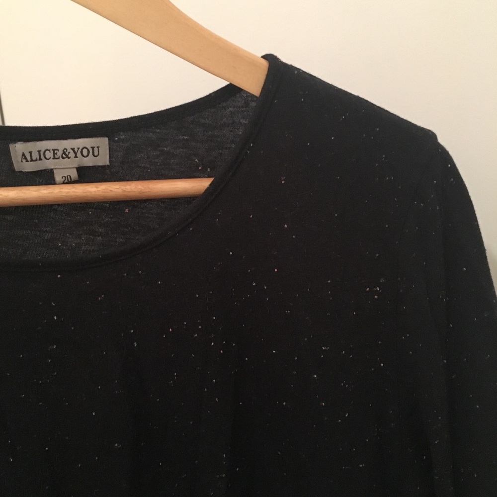 Speckled Jersey Swing Dress